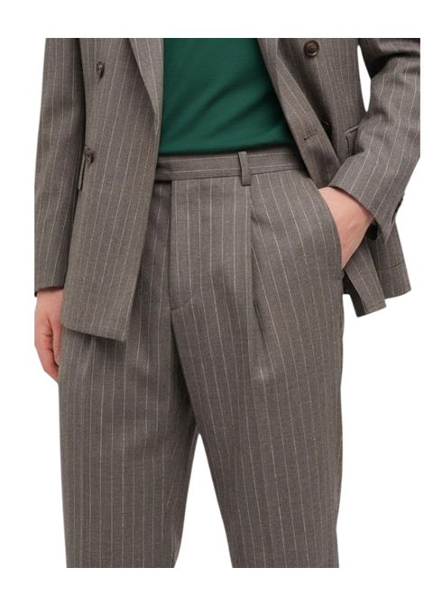 DOUBLE-BREASTED PINSTRIPE SUIT MANUEL RITZ | dress | 4032A3378 26313129